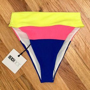 Beach Riot Alexis Bottom Electric Beach Colorblock - Bikini Botton